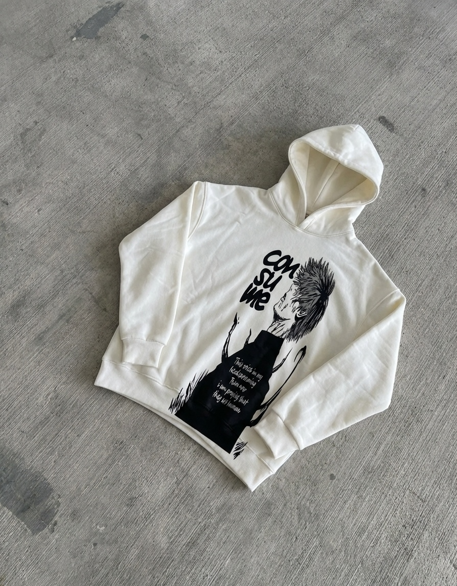 Kaneki White Hoodie